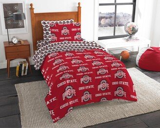 The Northwest Group, LLC Col 767 Ohio State 5PC Rotary Twin Bed-in-a-Bag