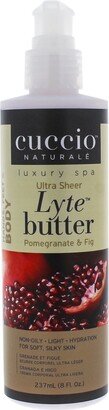 Lyte Ultra-Sheer Body Butter - Pomegranate and Fig by Cuccio Naturale for Unisex - 8 oz Body Lotion