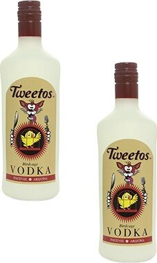 Silly Squeaker Liquor Bottle Tweetos, 2-Pack Dog Toys