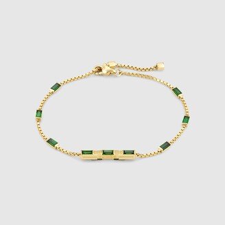 Link to Love baguette tourmaline bracelet