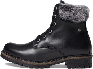 Women's Winter Warm Ankle Front Lace-Up Panthil 3.0 Leather Boots Snow