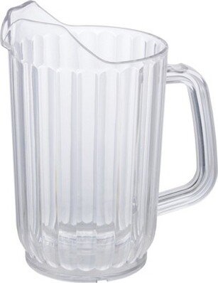 Single Spout Polycarbonate Water Pitcher, Clear, 32 oz - Pack of 1