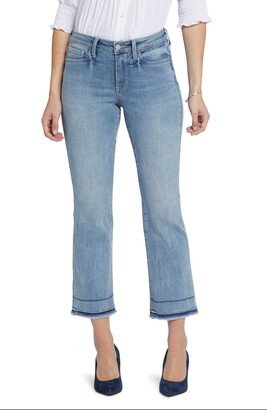 Barbara Fray Hem Ankle Bootcut Jeans-AA