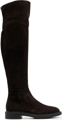 Knee-High Suede Boots-AB