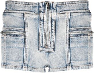 Lary mini denim shorts