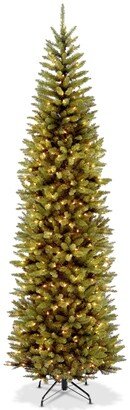 National Tree Company 10' Kingswood Fir Pencil Tree With 600 Clear Lights