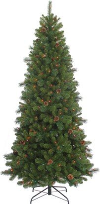 7.5' Slim Pre-Lit Burlington Tree