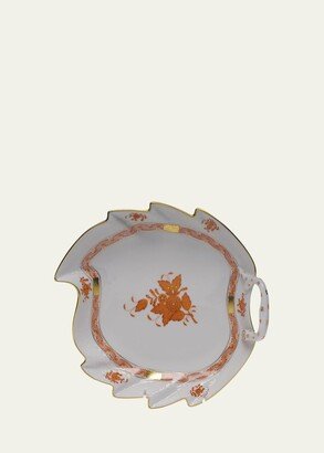 Chinese Bouquet Rust Leaf Dish-AA