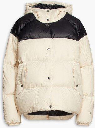 Joelle quilted shell hooded down jacket