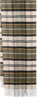 Plaid-Check Pattern Scarf