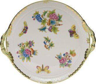 Queen Victoria Round Tray with Handles