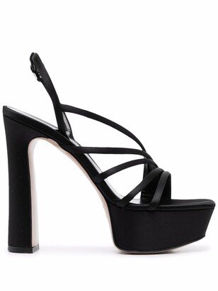 Asymmetric Platform Sandals