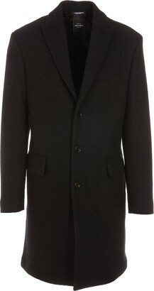 Single-Breasted Jersey Coat-AA