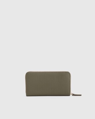 Italian Pebbled Leather Continental Wallet