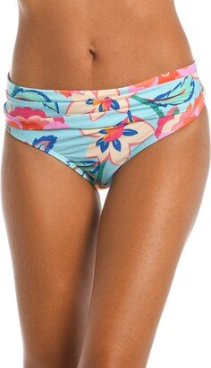 Breezy Shirred Bikini Bottoms