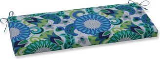 Pillow Perfect Sophia Floral 18 x 45 Outdoor Bench Cushion