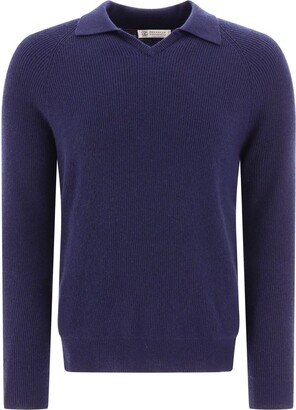 V-neck cashmere sweater-AB