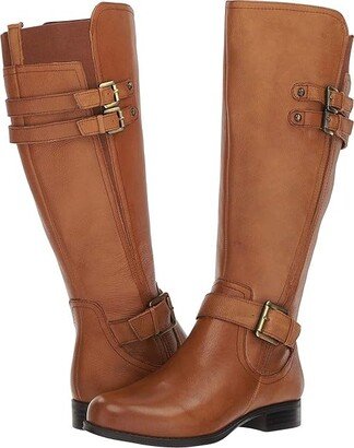 Jessie Wide Calf (Banana Bread Wide Calf Leather) Women's Boots