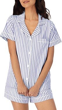 Striped Cotton Short Pajamas Set