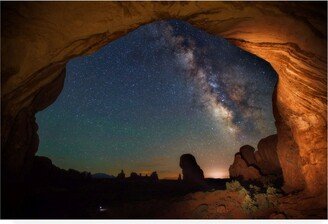 Darren White Photography Double Arch Milky Way Views Canvas Art - 15.5 x 21