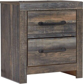 Drystan Two Drawer Nightstand