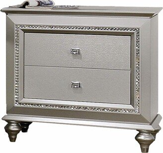 30 Champagne Mirrored Nightstand