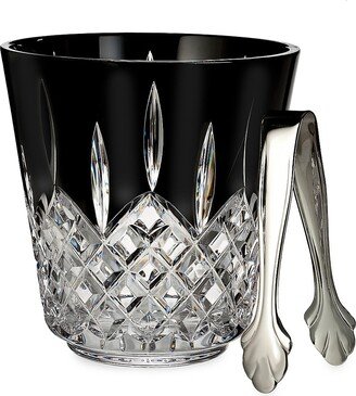 Lismore Black Ice Bucket & Tongs