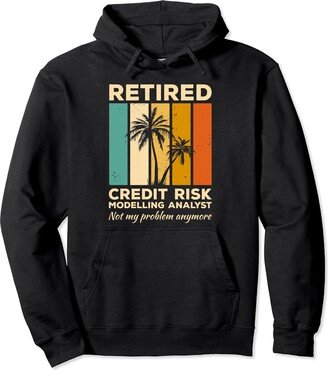 Credit Risk Modelling Analyst Gifts Retired Credit Risk Modelling Not My Problem Anymore Pullover Hoodie