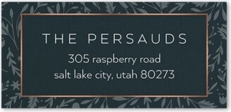 Address Labels: Peaceful Elegant Joy Address Label, Blue, Address Label, Matte