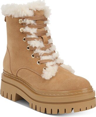 Women's Kyler Lace-Up Cozy Combat Boots