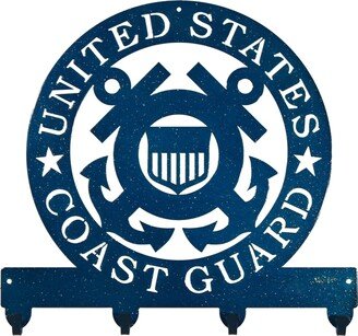 Armed Services Us Coast Guard Uscg Military Metal Key Chain Holder Hanger