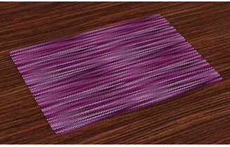 Magenta Place Mats, Set of 4