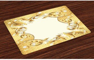 Pearls Place Mats, Set of 4