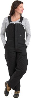 Berne Women's Petite Softstone Duck Insulated Bib Overall