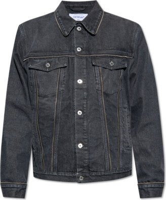 Denim Jacket - Black-AA