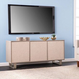 Abana 3 Door Media Console Gray - Aiden Lane