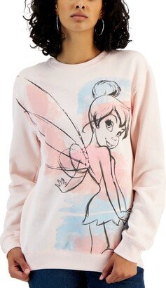 Juniors' Tinkerbell Graphic Crewneck Sweatshirt