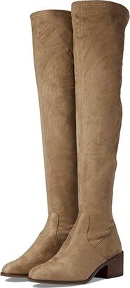 Georgette Over the Knee Boot (Taupe) Women's Shoes