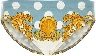 Seashell Baroque Stretched Swimming Trunks