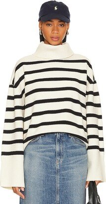 Striped Turtle Neck-AA