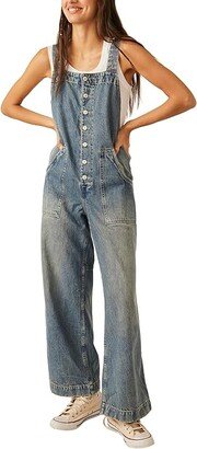 Fields Of Flowers Wide Leg (Johnny Blue) Women's Jeans