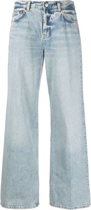 Blue Cary Wide-Leg Jeans