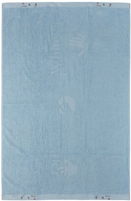 Blue Swimming Logo Shower Towel