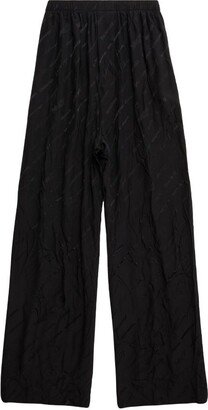 Satin Logomania Pyjama Trousers