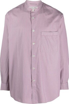 x Birkenstock pinstripe pyjama shirt