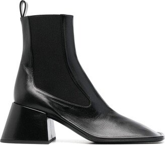 Square-Toe 65 Ankle Boots