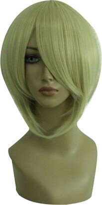 Unique Bargains Wigs Wigs for Women 13 Gold Tone with Wig Cap