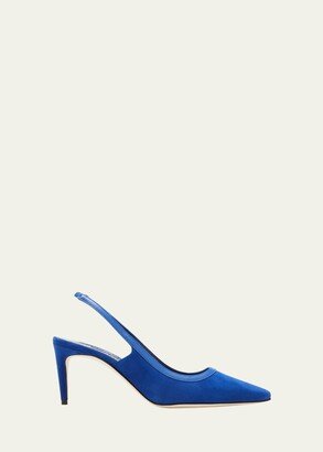 Alassa Suede Slingback Pumps