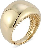 Alberto Amati 14K Yellow Gold Wide Polished Dome Ring