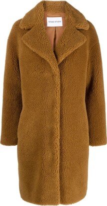 Camille Cocoon faux-shearling midi coat